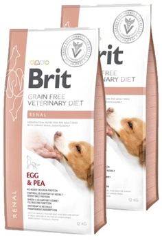 Brit gf veterinary diets dog Renal 2x12kg