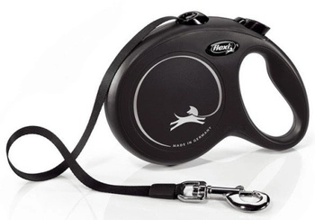 FLEXI New Classic Tape Lanyard L 5m Black