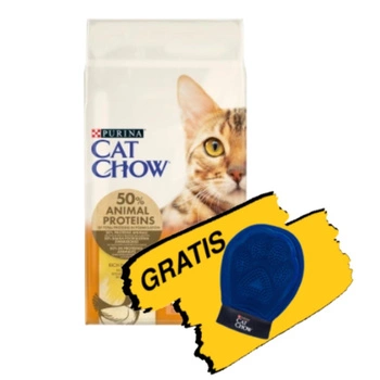 PURINA Cat Chow Adult Chicken Food 15kg + ZADARMO rukavice na úpravu srsti!