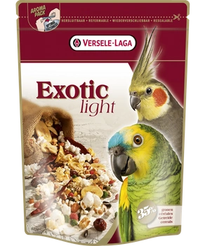 VERSELE-LAGA Exotic Light - zmes s praženými zrnami pre veľké a stredné papagáje 750g