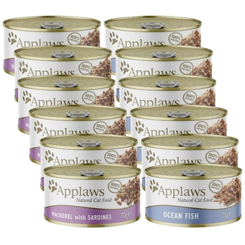 Applaws Cat Mix of Flavors 12x70g CAN
