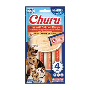 INABA Dog Churu (na rybej báze) losos vegeta 4x14g (56g)
