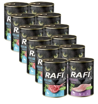 RAFI Cat dospelá sterilizovaná zmes príchutí 12x400g