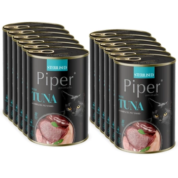 DOLINA NOTECI Piper pre sterilizované mačky s tuniakom 12x400g