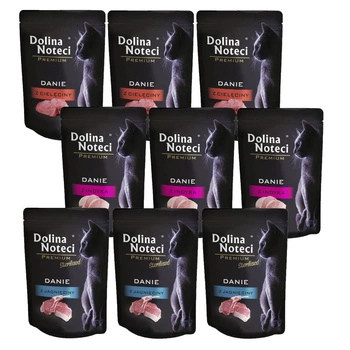 Dolina Noteci Prémiová sterilizovaná zmes príchutí 9x85 g