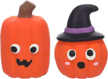 Halloween gumová hračka pre psa Flamingo tekvica mix