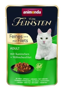 ANIMONDA Cat Vom Feinsten Adult Rabbit + kuracie filé 85g sáčok