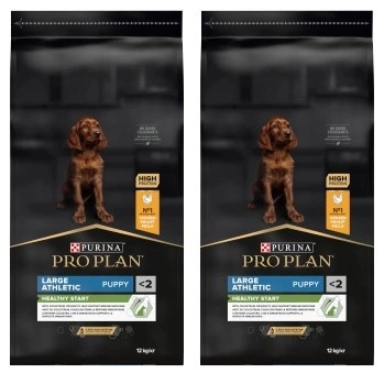 Purina Pro Plan Large Puppy Athletic Optistart kuracie a ryža 2x12 kg