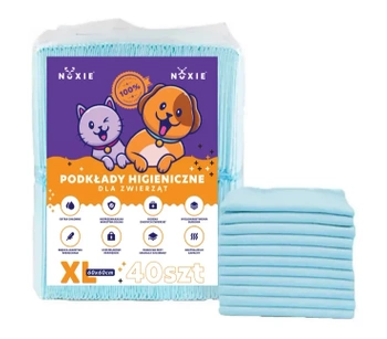 NUXIE® podložka pre psov, hygienické podložky 40ks 60x60cm xl