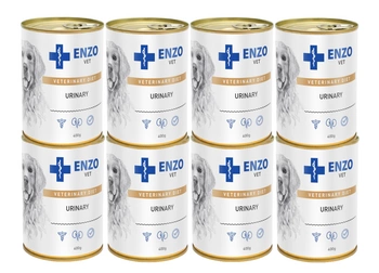 ENZO VET Urinary na ochorenia močových ciest s kuracím mäsom pre psov 8x400g