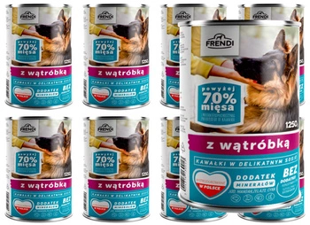 Frendi kúsky v jemnej omáčke s pečeňou 8x1250g