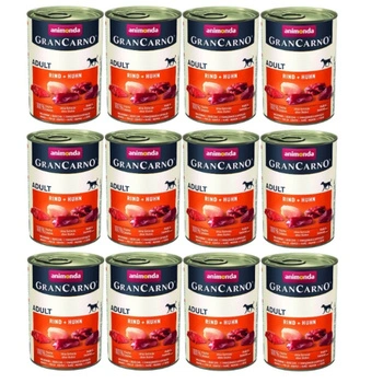 Animonda Gran Carno Adult hovädzie & kuracie 12x400 g