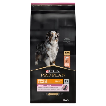 Purina Pro Plan Medium & Large Adult 7+ Sensitive Skin losos 14 kg