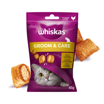 WHISKAS Healthy Shine 45g pochúťka pre mačky, s kuracím mäsom