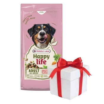 VERSELE-LAGA Happy Life Adult with Lamb 12,5kg- krmivo pre dospelé, veľké psy s jahňacím mäsom + Prekvapenie pre psa ZADARMO!