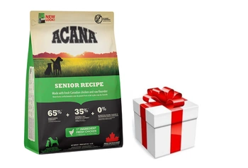 ACANA HERITAGE Senior Dog 2kg + prekvapenie pre vášho psa ZDARMA