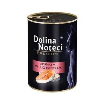 Dolina Noteci Premium pre mačky s vysokým obsahom lososa 400g
