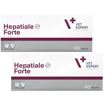 VETEXPERT Hepatiale Forte 2x40 tabliet.