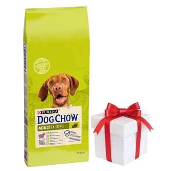 PURINA Dog Chow Adult Lamb 14kg + prekvapenie pre psa ZDARMA!
