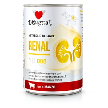 Disugual mokré krmivo pre psov Veterinárne RENAL Beef (dospelé) 400g