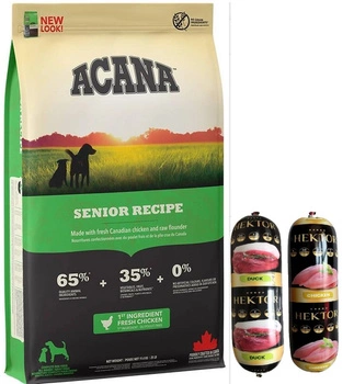 ACANA HERITAGE Senior Dog 11,4kg + Prémiové krmivo Hektor tyčinka pre psov 2x900g ZDARMA!!