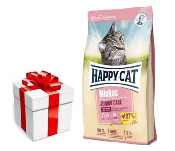 Happy Cat Minkas Junior Care Geflügel 10 kg + prekvapenie pre mačku ZDARMA
