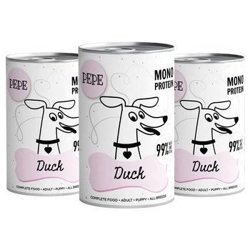 PEPE MONO PROTEIN Duck (kačica) 3x400g
