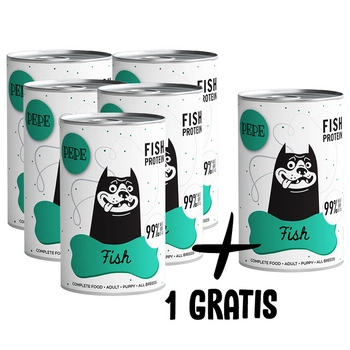 PEPE MONO PROTEIN Fish 5x400g+1 ZDARMA !!!