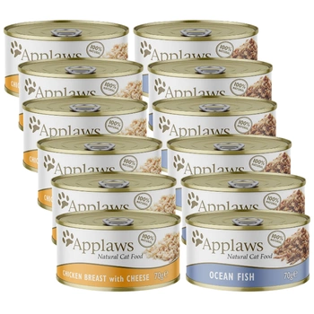 Applaws Cat Mix of Flavors 12x70g CAN