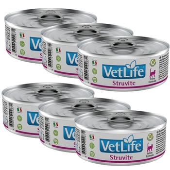 Vet Life Natural Cat conc. struvit 6x85g