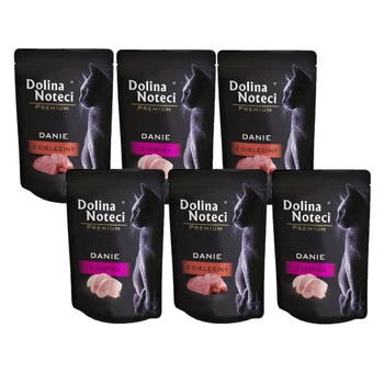 Dolina Noteci Prémiová sterilizovaná zmes príchutí 6x85 g