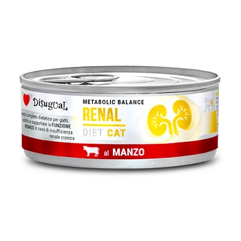 Disugual mokré krmivo pre mačky Veterinárne RENAL Beef (dospelé) 85 g