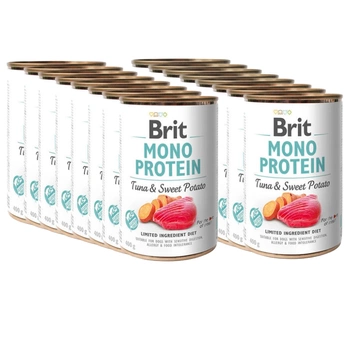 BRIT MONO PROTEIN TUNA & SWEET POTATO 18x400g