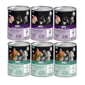 PetRepublic kúsky v omáčke Mix príchutí 6x400g pre mačky