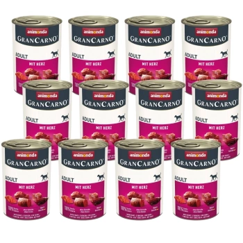 ANIMONDA GranCarno Adult Dog so srdiečkami 12x400g