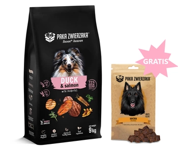 Paka Zwierzaka - Siedme nebo - Kačka s lososom (kačka a losos ) 9kg + pochúťky pre psov zadarmo