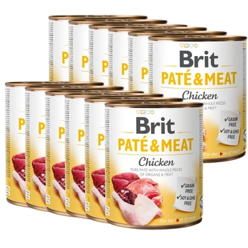 BRIT PATE & MEAT CHICKEN 12x800g