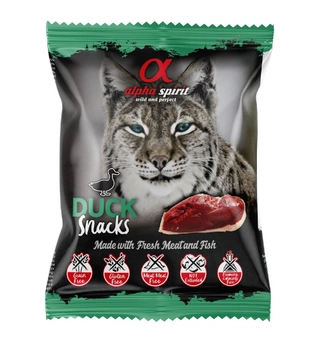 Alpha Spirit Kačacie tyčinky pre mačky 50g