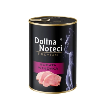 Dolina Noteci Premium pre mačky, bohatá na morčacie mäso 400g