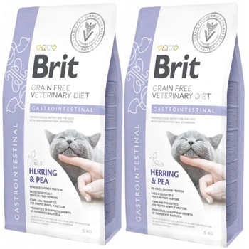 Brit gf veterinary diets cat Gastrointestinal 2x5kg