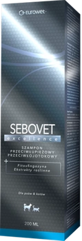 SEBOVET excellence Šampón proti lupinám pre psy a mačky 200ml
