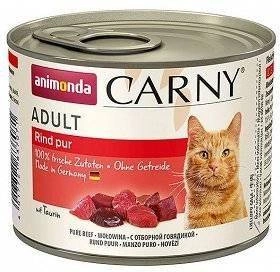 Animonda Cat Carny Adult príchuť: hovädzie mäso 200g