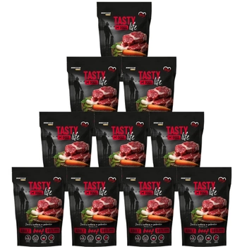 Tasty Dogs Life Hovädzie želé jedlo 10x500g