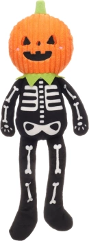 Halloweenská hračka pre psa Flamingo - kostra tekvice