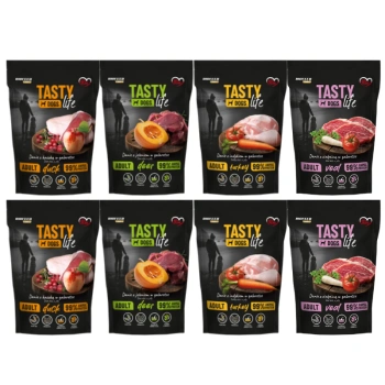 Tasty Dogs Life Mix príchutí v želé 8x150g