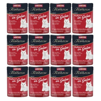 ANIMONDA Vom Feinsten Raffinesse kuracie mäso s hovädzím mäsom 12x85g