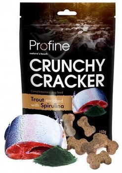 PROFINE CRUNCHY CRACKER Pstruh so spirulinou 150g