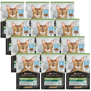 Purina Pro Plan sterilised s morskými rybami pre mačky 12x75 g