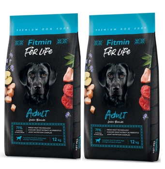 FITMIN For Life Adult Large Breeds 2x12kg