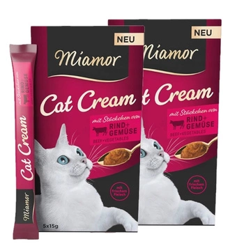 Miamor Cestoviny s hovädzím mäsom a zeleninou 10x15g